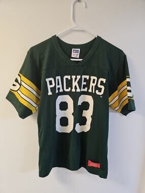 Rawlings Vintage 90s Greenbay Packers Men's Graphic Single Stitch Tee Boxy Sz M